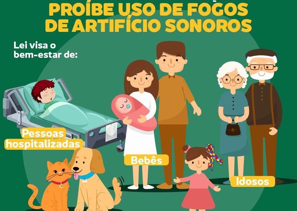 Lei nº1.737/2021 proíbe a utilização, a queima e a soltura de fogos de artifícios com estampido (barulhentos) em Cruz Machado!