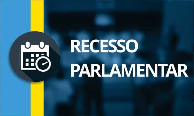 Câmara Municipal informa sobre Recesso Parlamentar